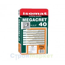 Высокопрочный, армированный фиброй ремонтный раствор Isomat MEGACRET-40
